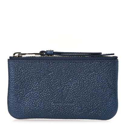 Louis Vuitton Metallic Empreinte Monogram Giant Key Pouch Navy Nacre 1 of 8