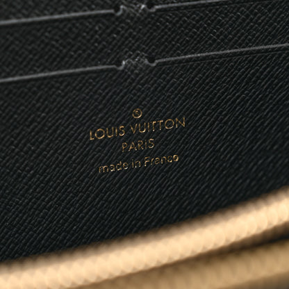 Louis Vuitton Calfskin Colored Monogram Zippy Wallet Blue Black 6 of 6