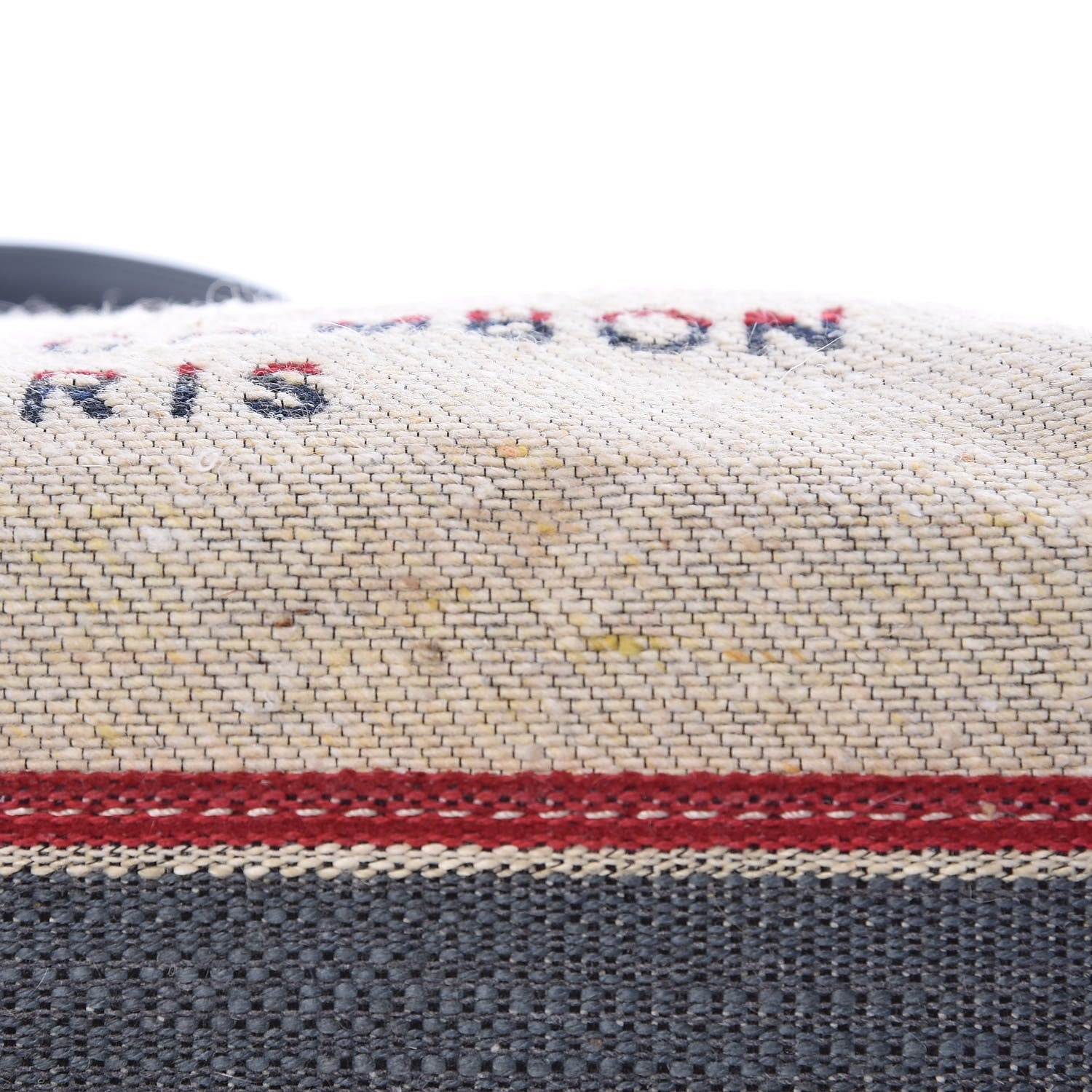Chanel Striped Canvas Small Deauville Tote Beige 11 of 13