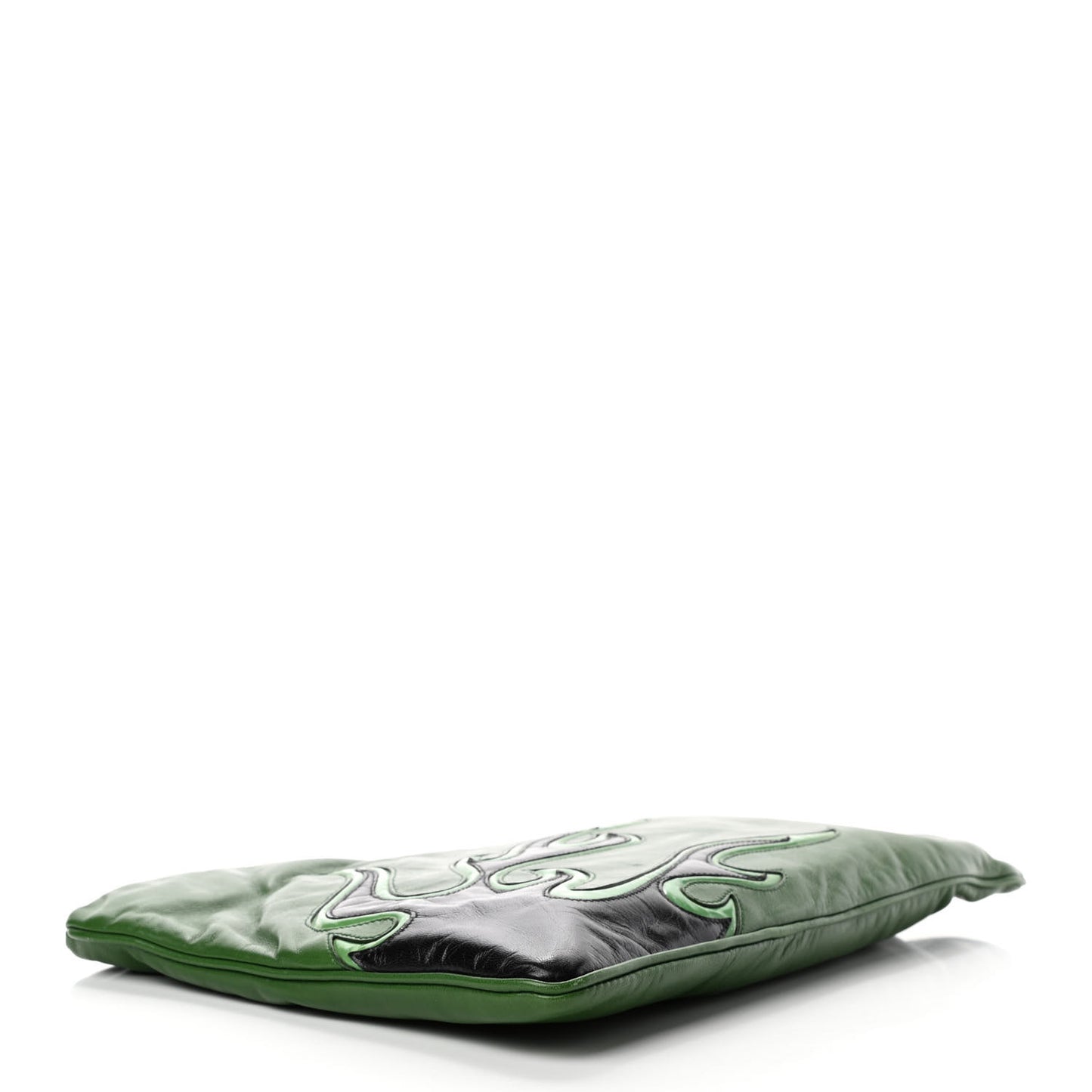 Nappa Flame Clutch Pochette Larice