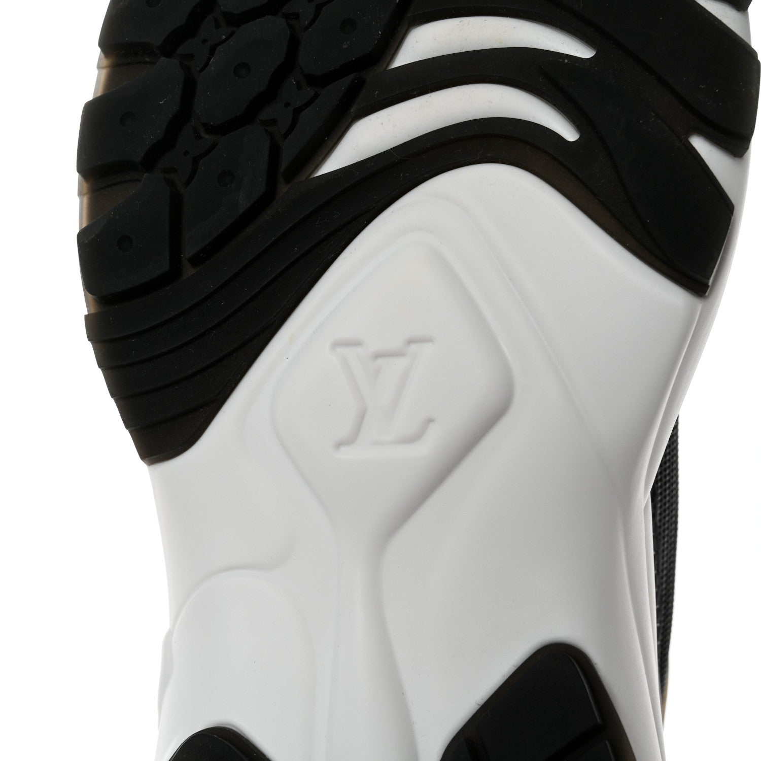 Louis Vuitton Monogram Calfskin Run 55 Sneakers 38 Black 8 of 9