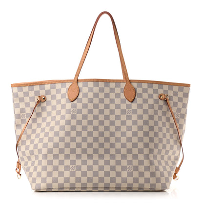Louis Vuitton Damier Azur Neo Neverfull GM Rose Ballerine 2 of 11