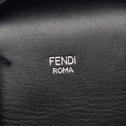 Fendi Shiny Nappa Crystal Croc Tail Mini By The Way Boston Bag Black Smoky Quartz 6 of 12