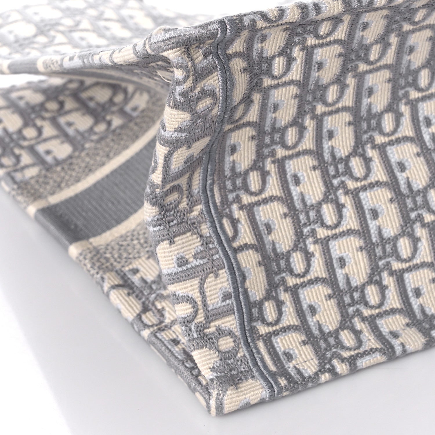 Christian Dior Oblique Medium Book Tote Grey 8 of 9