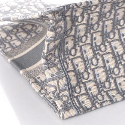 Christian Dior Oblique Medium Book Tote Grey 8 of 9