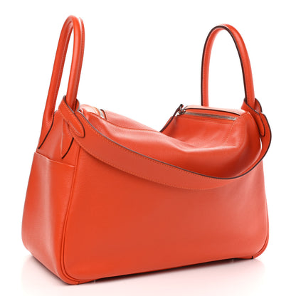 Hermes Evercolor Lindy 30 Orange Poppy 3 of 18