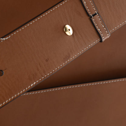 Celine Natural Calfskin Sangle Bucket Bag Light Camel 8 of 9