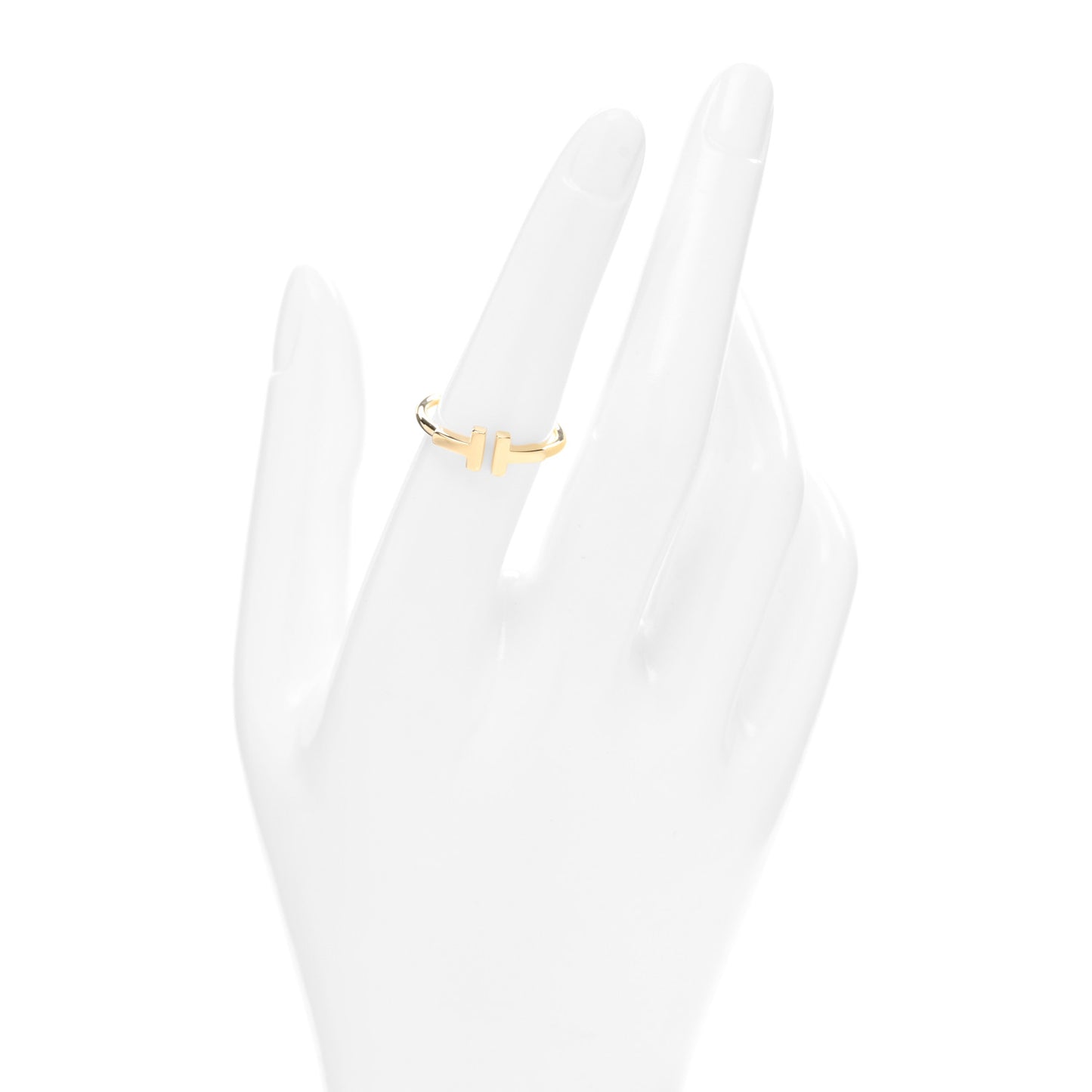 18K Yellow Gold T Wire Ring 53 6.5
