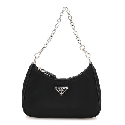 Prada Tessuto Nylon Mini Re-Edition 2000 Shoulder Bag Black 1 of 11