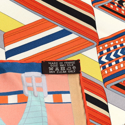 Hermes Silk Sangles En Zigzag Scarf 90 7 of 9