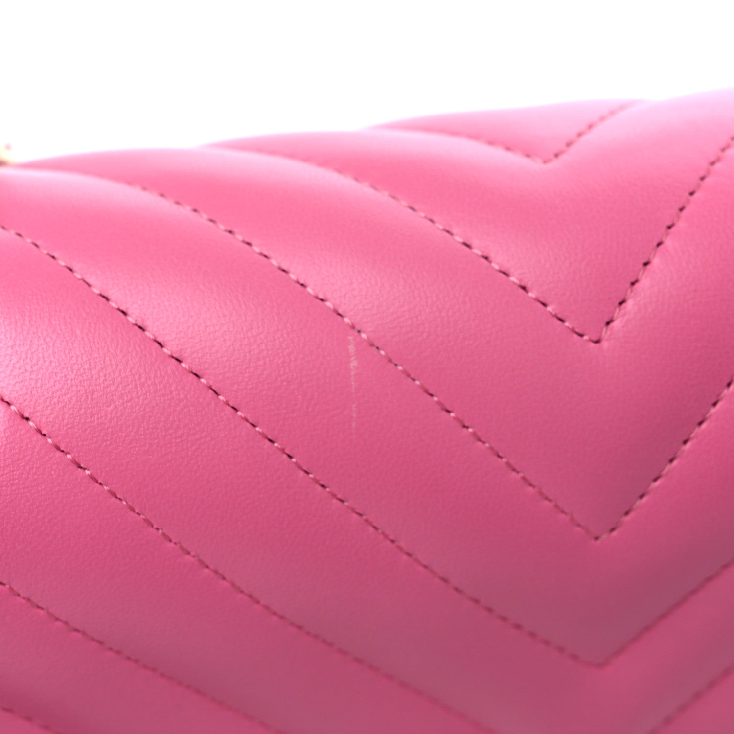Chanel Lambskin Chevron Quilted Small Double Flap Pink 12 of 13