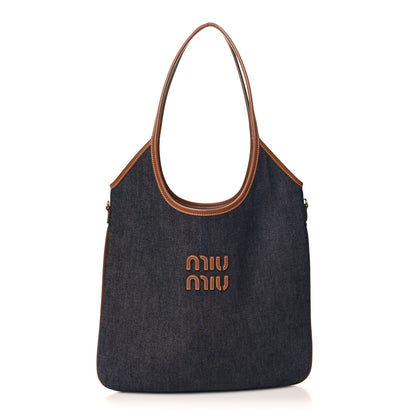 Miu Miu Denim Ivy Blue Brandy 1 of 8
