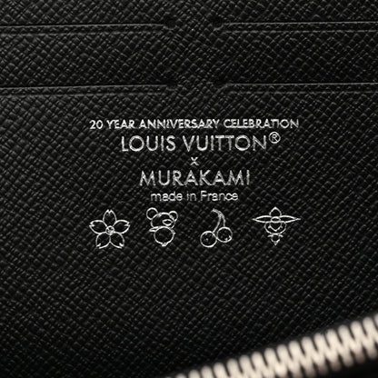 Louis Vuitton LV X TM Monogram Multicolor Clemence Wallet Black 6 of 6