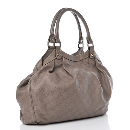 Gucci Guccissima Medium Sukey Tote Taupe 3 of 14