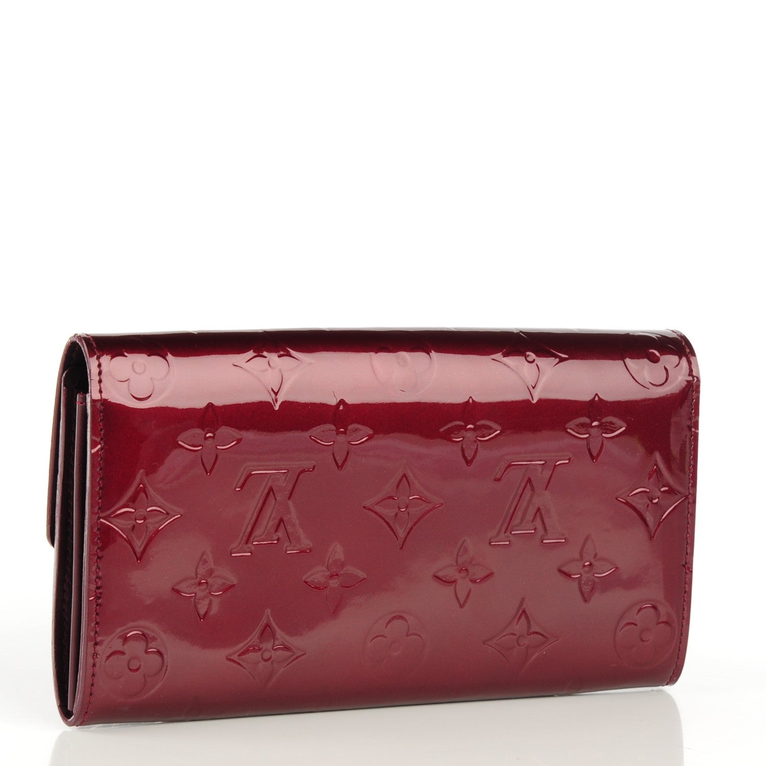 Louis Vuitton Vernis Sarah Wallet Rouge Fauviste 3 of 7