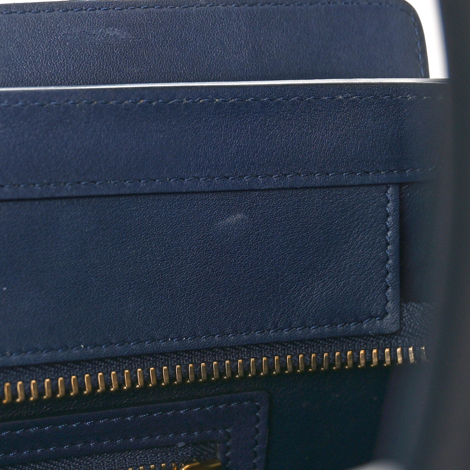 Celine Smooth Calfskin Micro Luggage Navy Blue 11 of 12