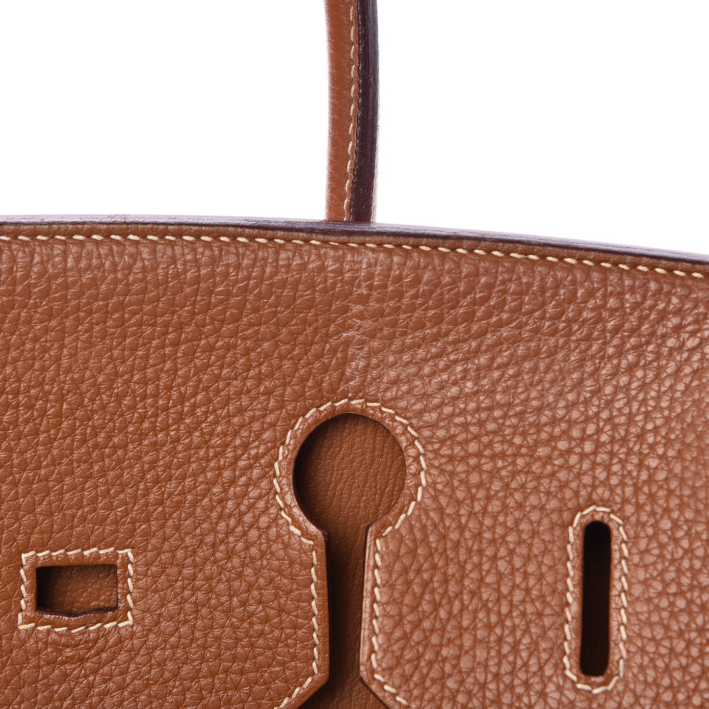 Taurillon Clemence Birkin 35 Gold
