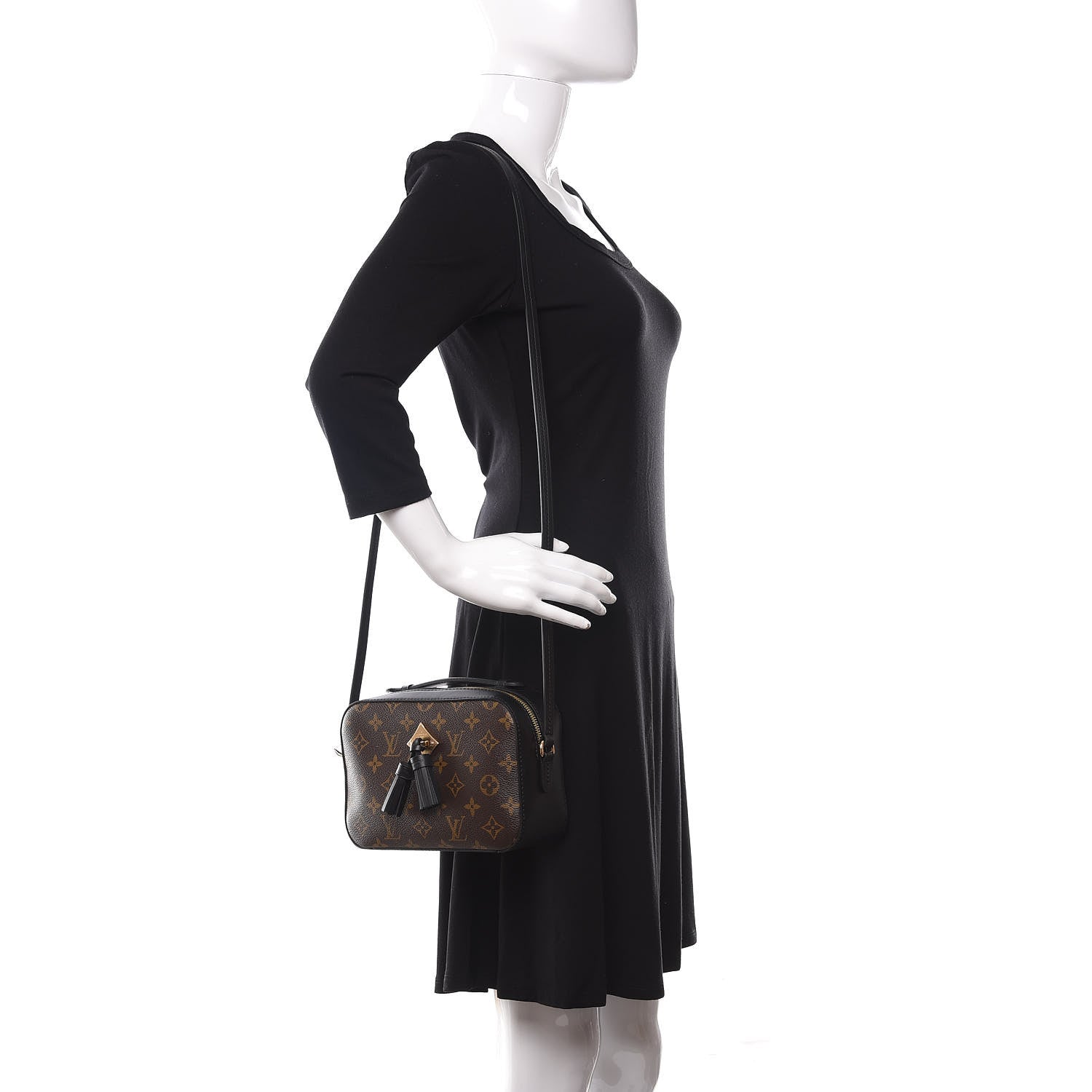 Louis Vuitton Monogram Saintonge Black 2 of 12