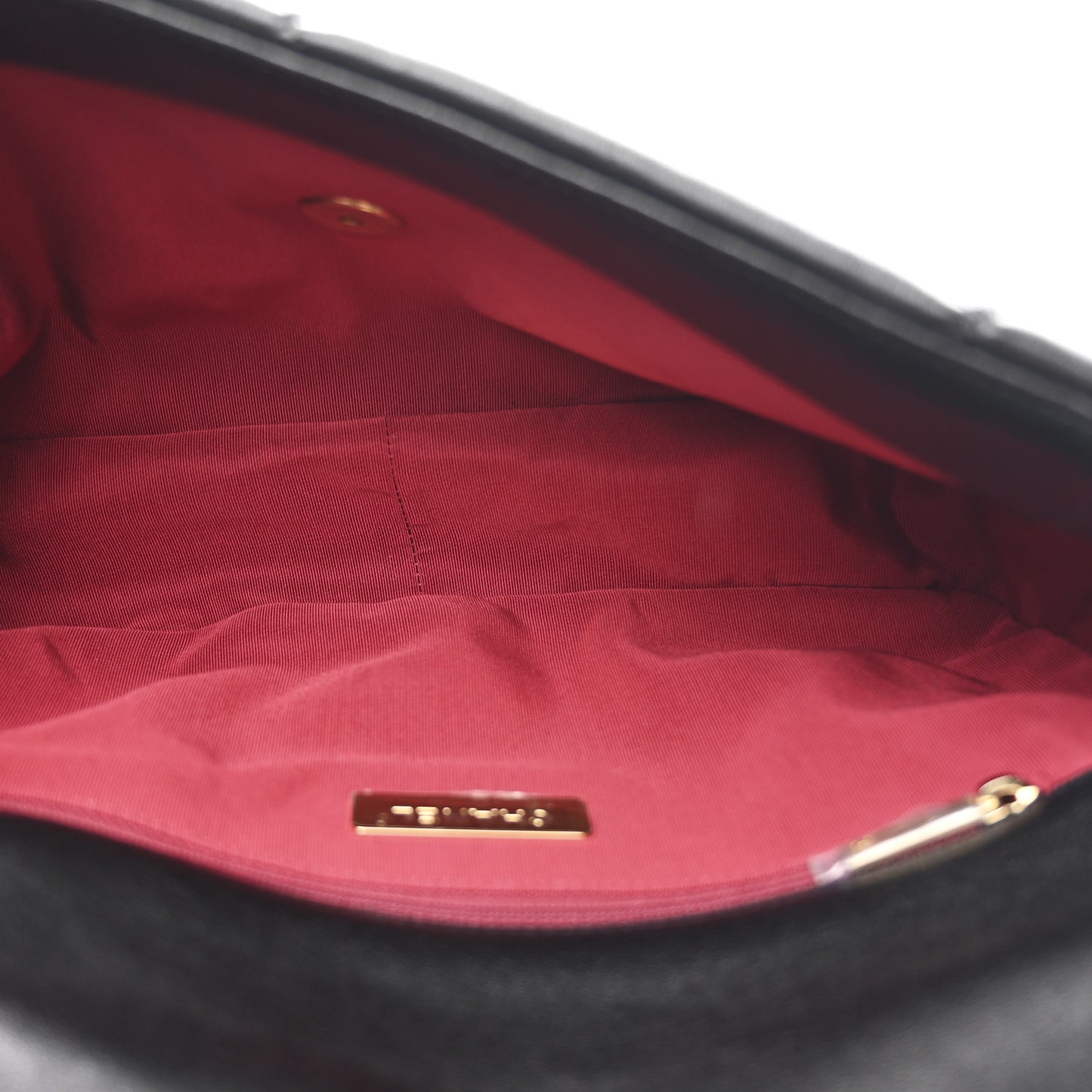 Lambskin Quilted Large Chanel 19 Flap Black