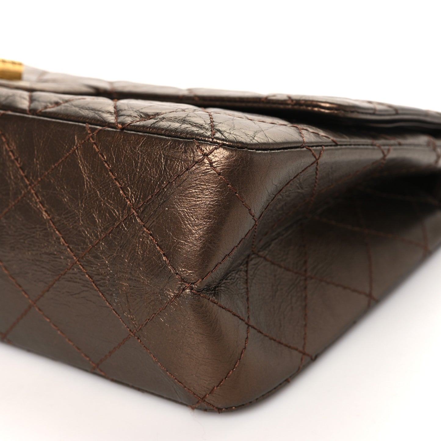 Metallic Aged Calfskin 2.55 Reissue 226 Flap Bronze