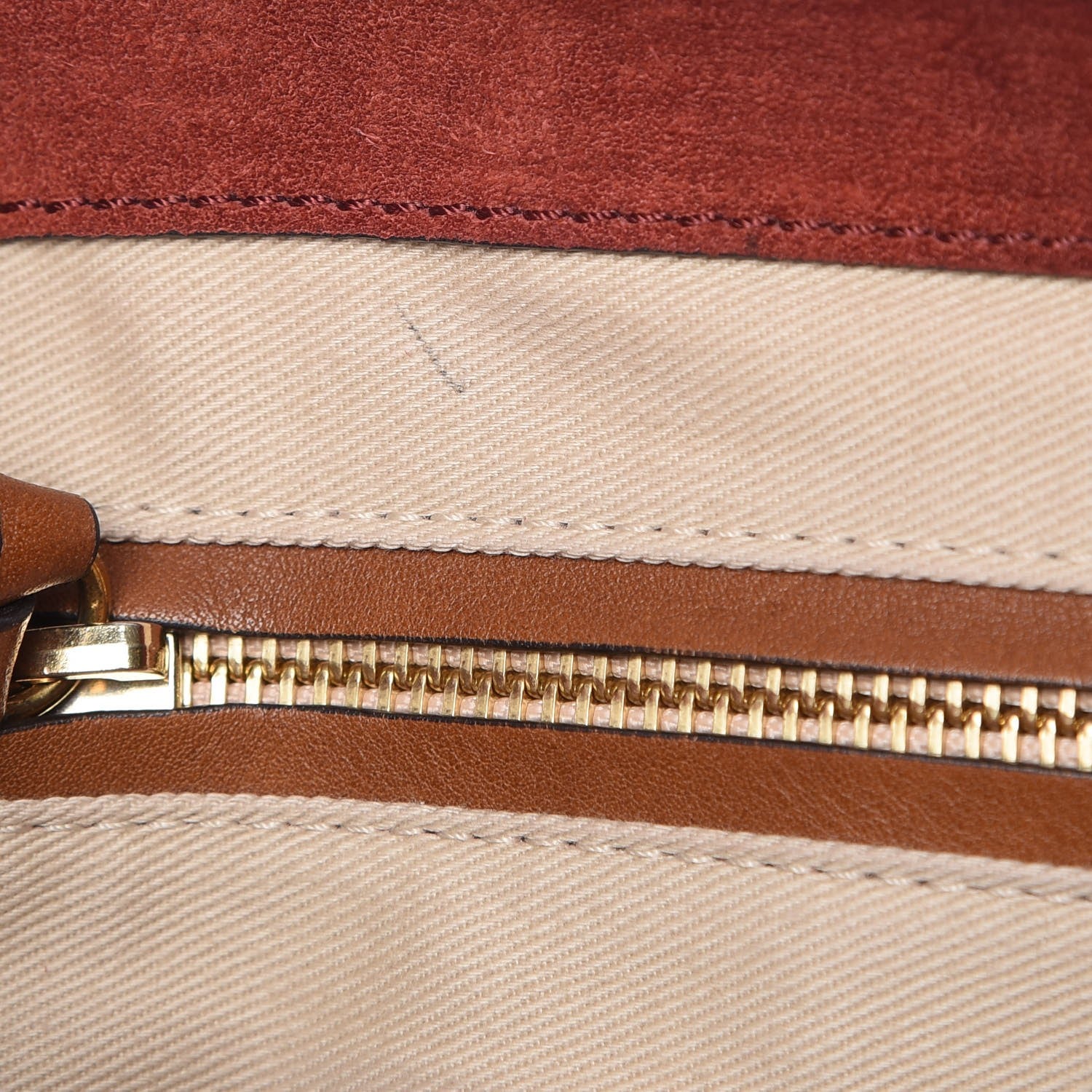 Chloe Suede Studded Small Lexa Shoulder Bag Saffron Red 8 of 19