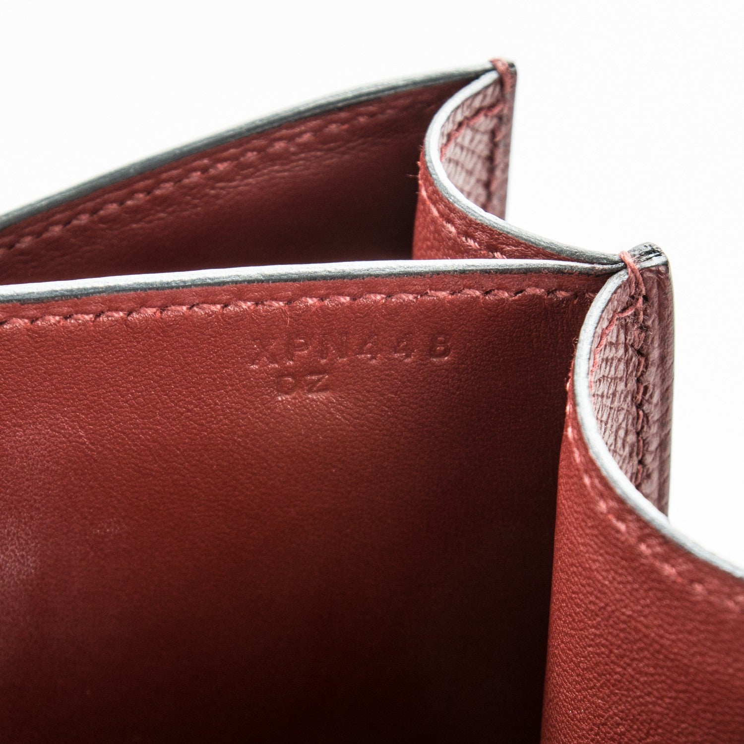 Hermes Epsom Enamel Constance 24 Rouge H Bleu Nuit 7 of 10