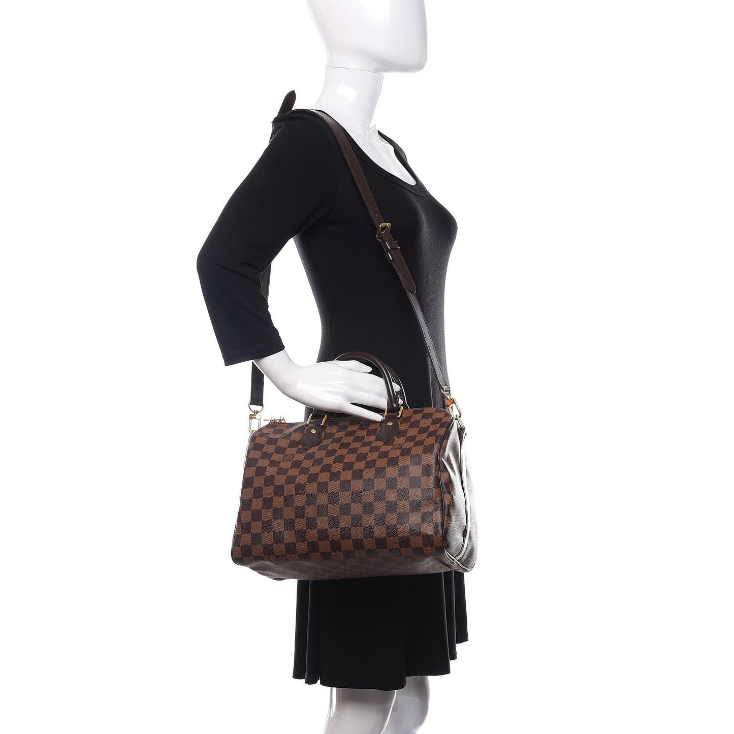 Damier Ebene Speedy Bandouliere 30