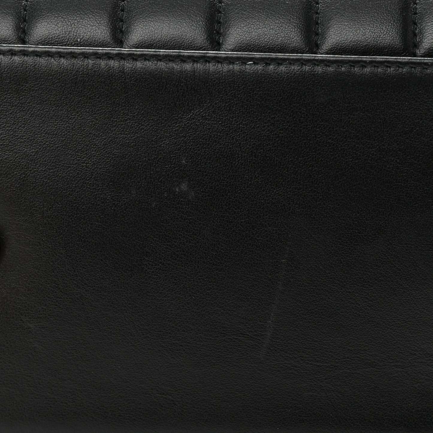 Calfskin Y Quilted Monogram Large Loulou Shopper Black
