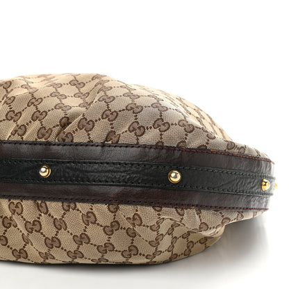 Gucci Monogram Medium Interlocking Hobo Dark Brown 10 of 18