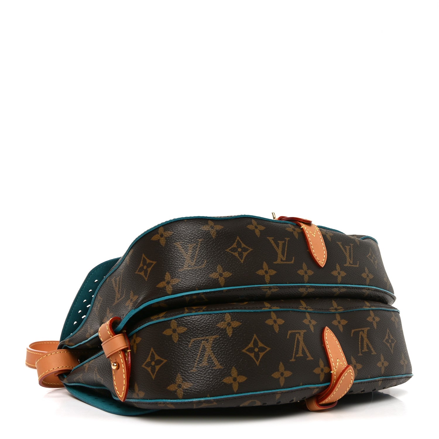 Louis Vuitton Monogram SC Flore Saumur Teal 4 of 9