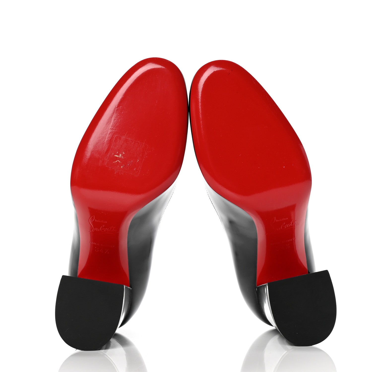 Christian Louboutin Patent Baobab 85 Pumps 34.5 Black 4 of 6