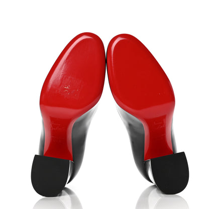 Christian Louboutin Patent Baobab 85 Pumps 34.5 Black 4 of 6