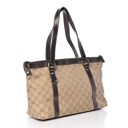 Gucci Monogram Medium Abbey Tote Metallic 3 of 10