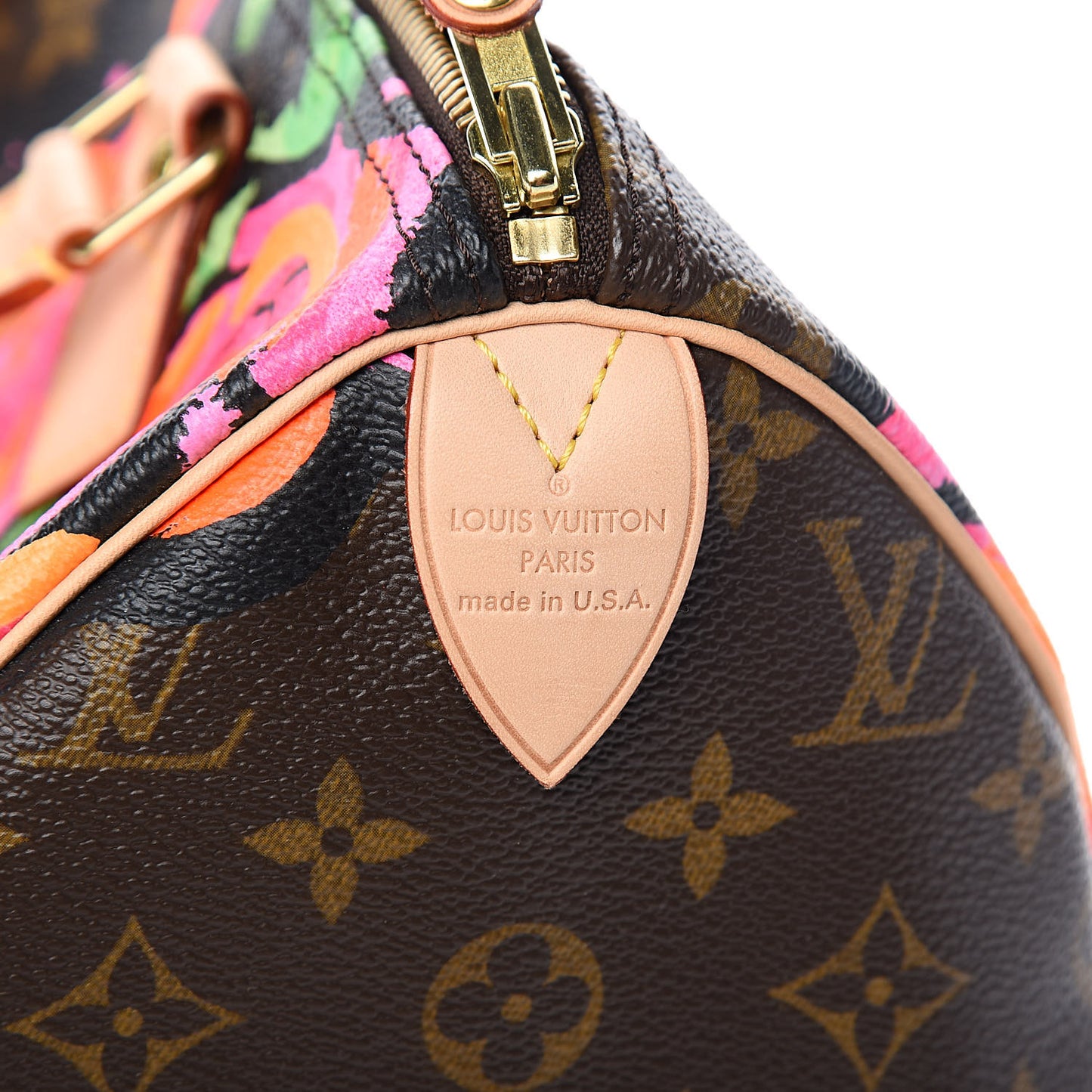 Monogram Roses Speedy 30