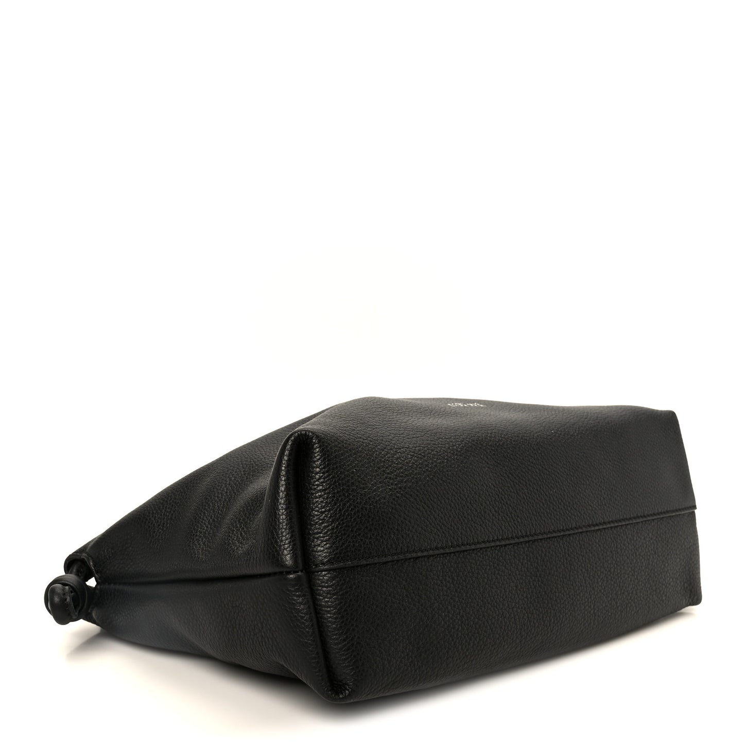 Mellow Nappa Medium Donut Chain Flamenco Knot Purse Black