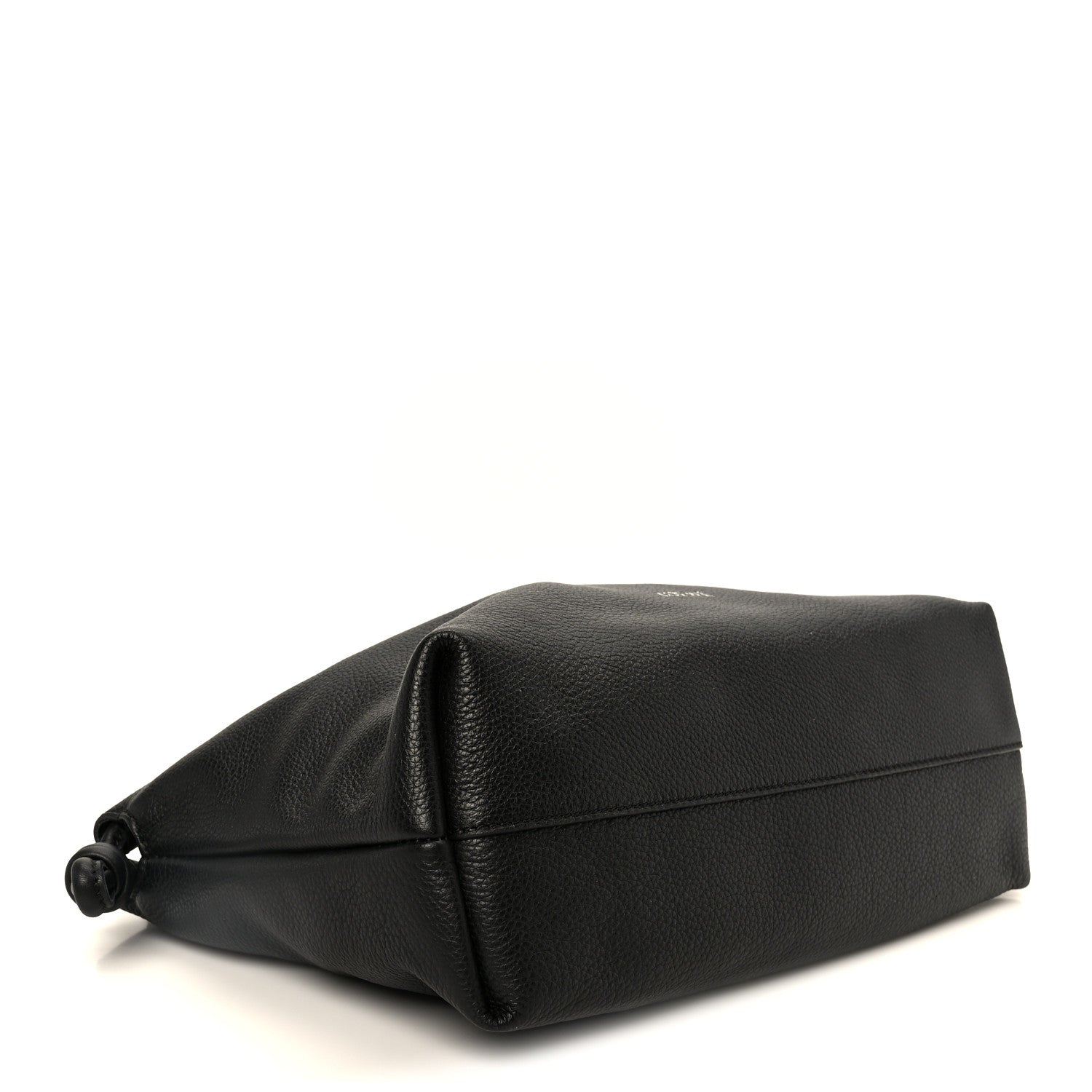 Loewe Mellow Nappa Medium Donut Chain Flamenco Knot Purse Black 4 of 11