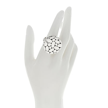 John Hardy Sterling Silver Kali Pebble Ring 54 7 2 of 4