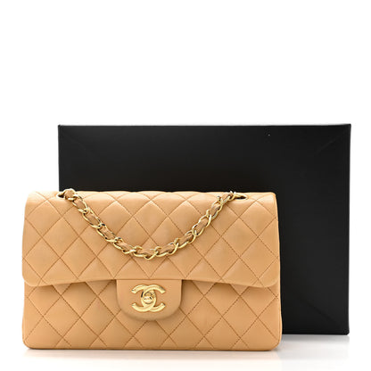 Chanel Lambskin Quilted Small Double Flap Beige 13 of 13