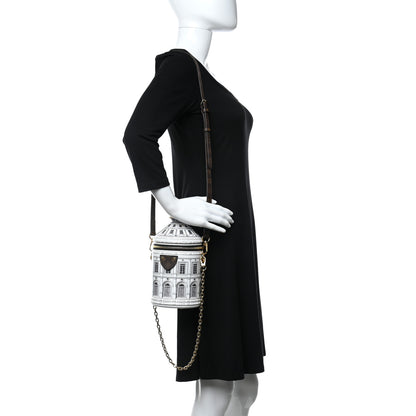 Louis Vuitton X FORNASETTI Calfskin Architettura Cannes Black White 2 of 9