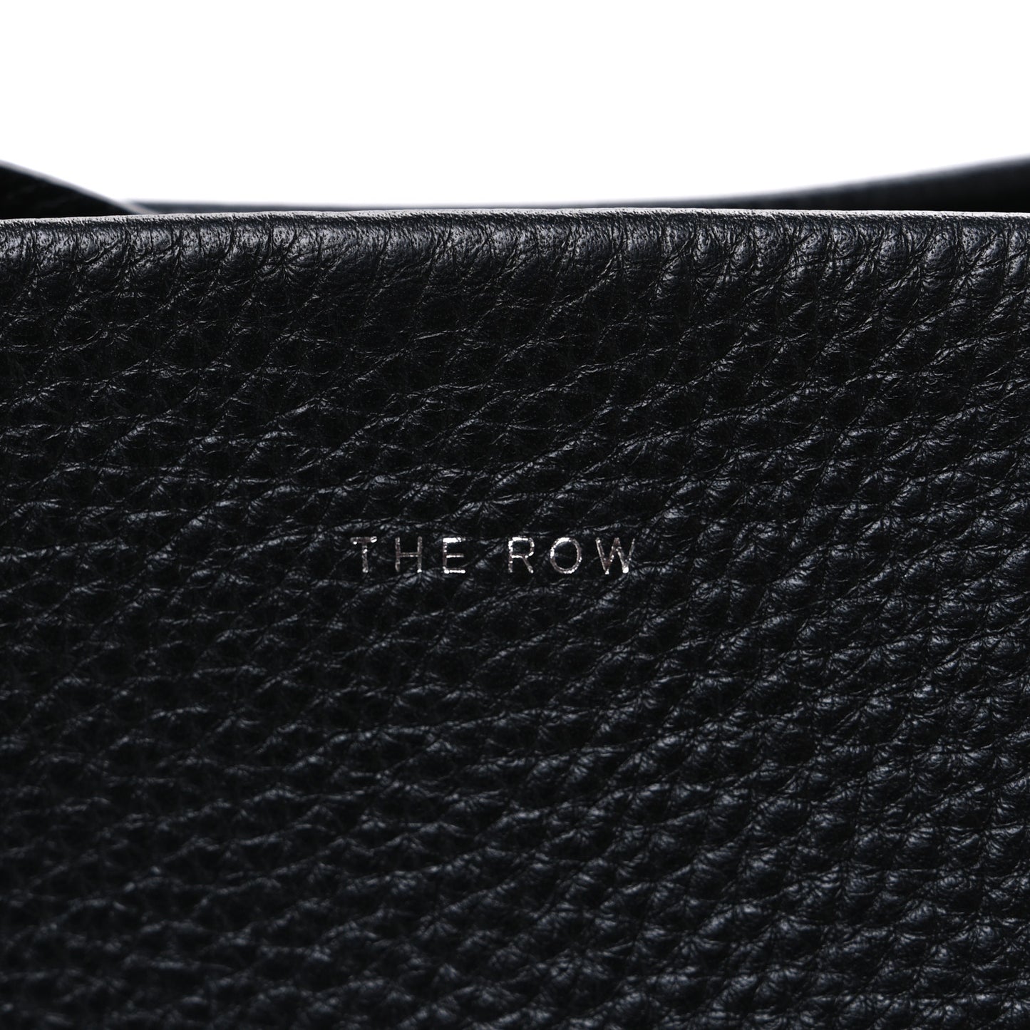 Grained Calfskin Medium N/S Park Tote Black