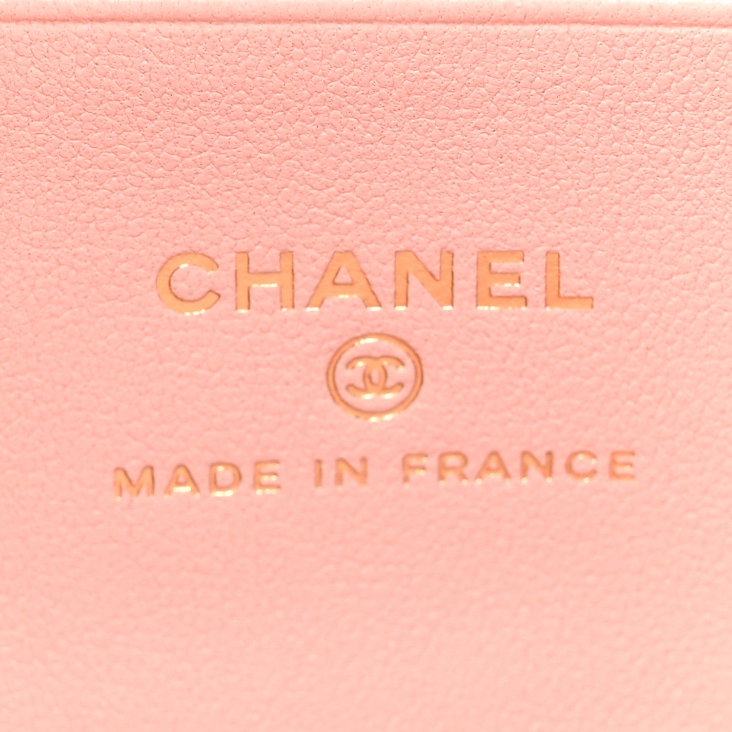Chanel Lambskin Quilted CC Pouch Wristlet Pink 6 of 14