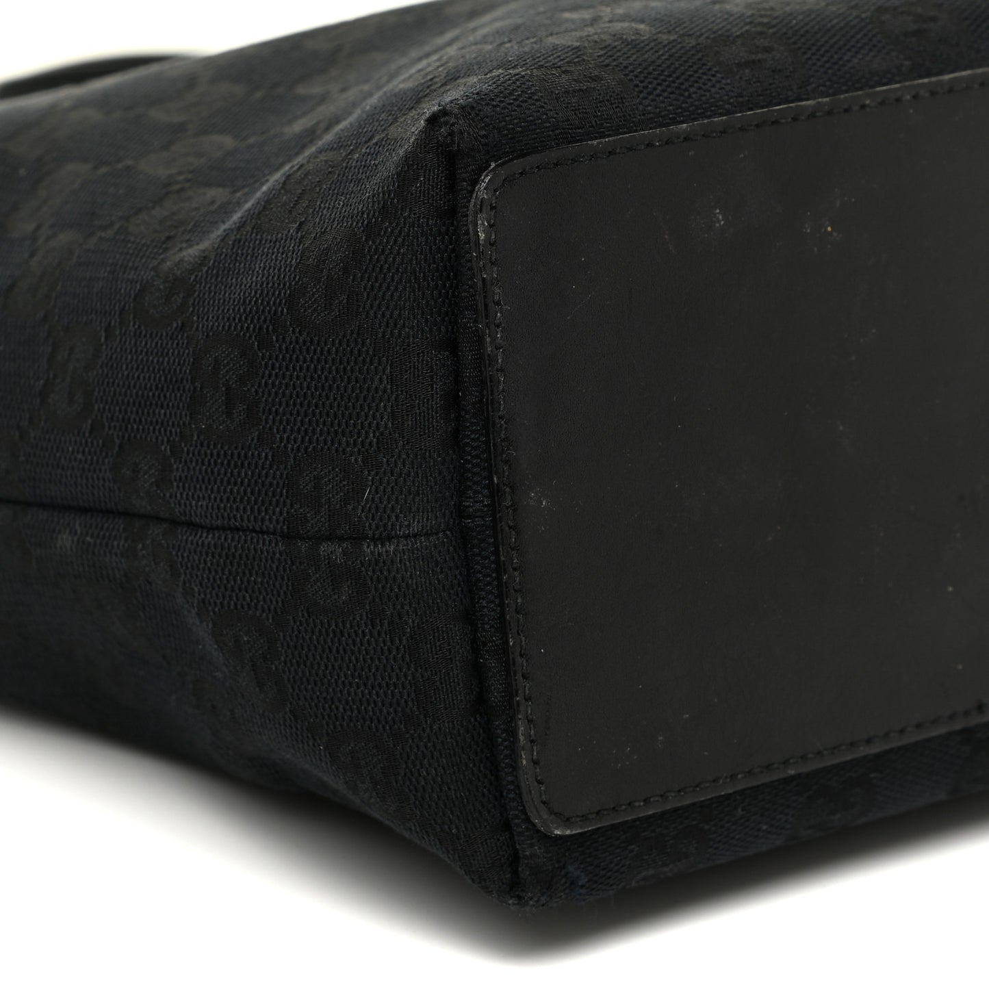 Monogram Small Bucket Tote Black