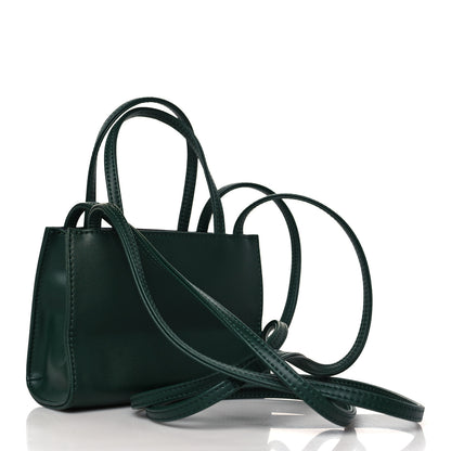 Telfar Vegan Leather Small Shopping Bag Dark Olive 3 of 9