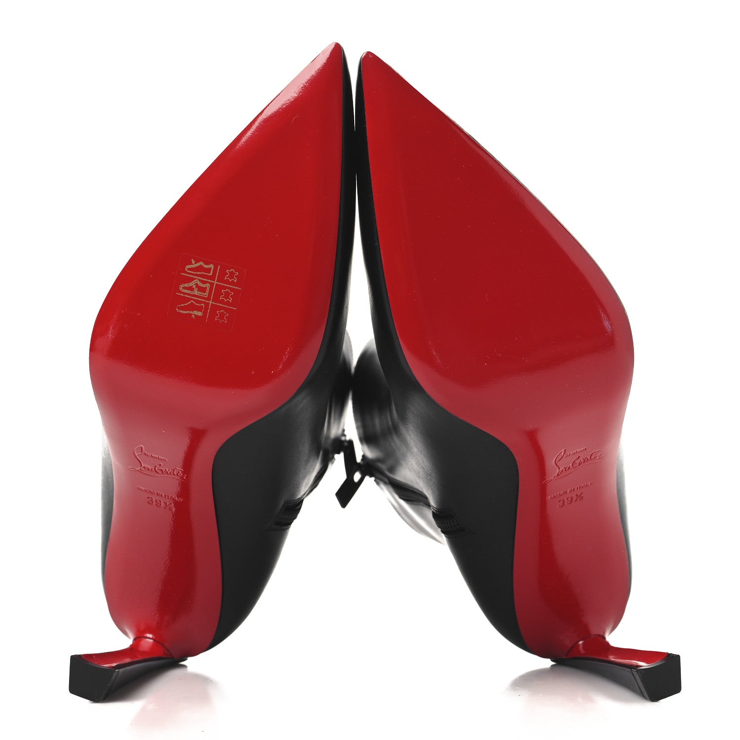 Christian Louboutin Calfskin Condora Booty 85 Ankle Boots 39.5 Black 6 of 9