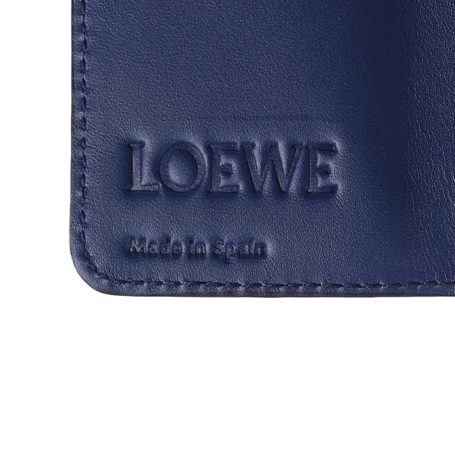 Loewe Textured Calfskin 6 Key Holder Electric Blue 6 of 6