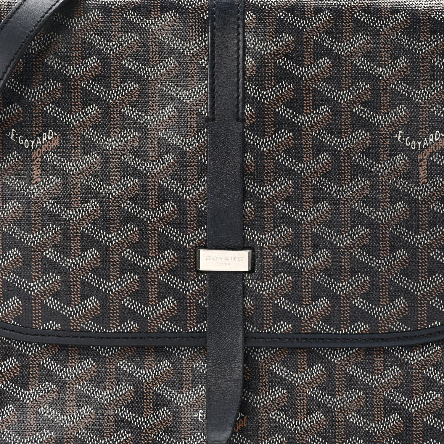 Goyard Goyardine Belvedere II MM Messenger Bag Black 7 of 14