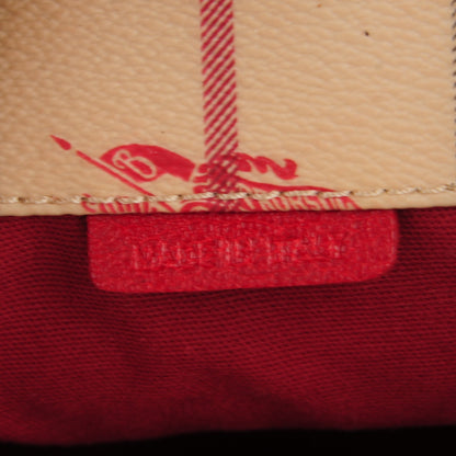 Burberry Haymarket Check Small Canterbury Tote Military Red 7 of 9