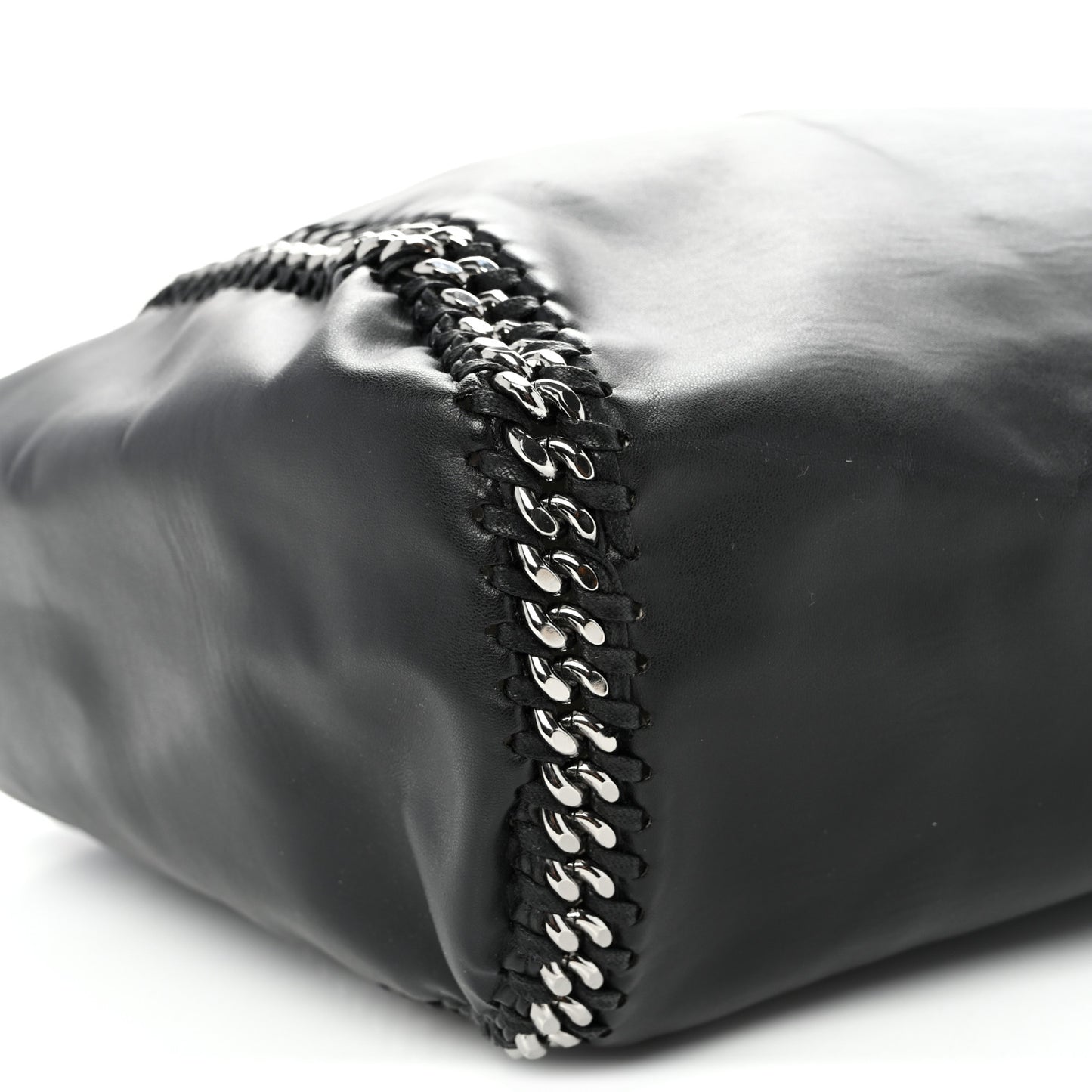 Alter Nappa Falabella Fine Chain Tote Black