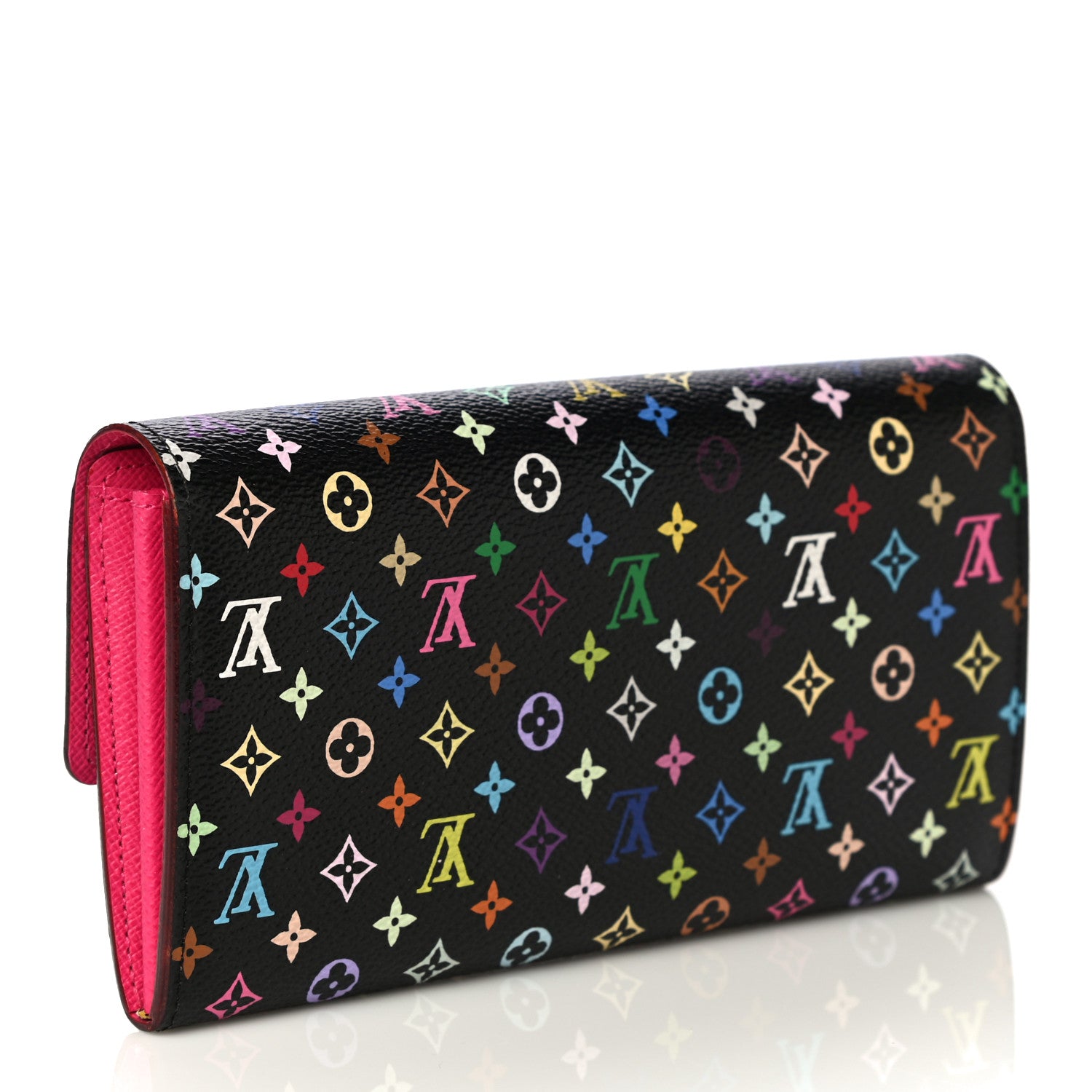 Louis Vuitton Monogram Multicolor Sarah Wallet Black Grenade 3 of 6