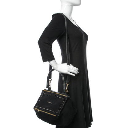 Givenchy Suede Studded Small Pandora Black 2 of 11